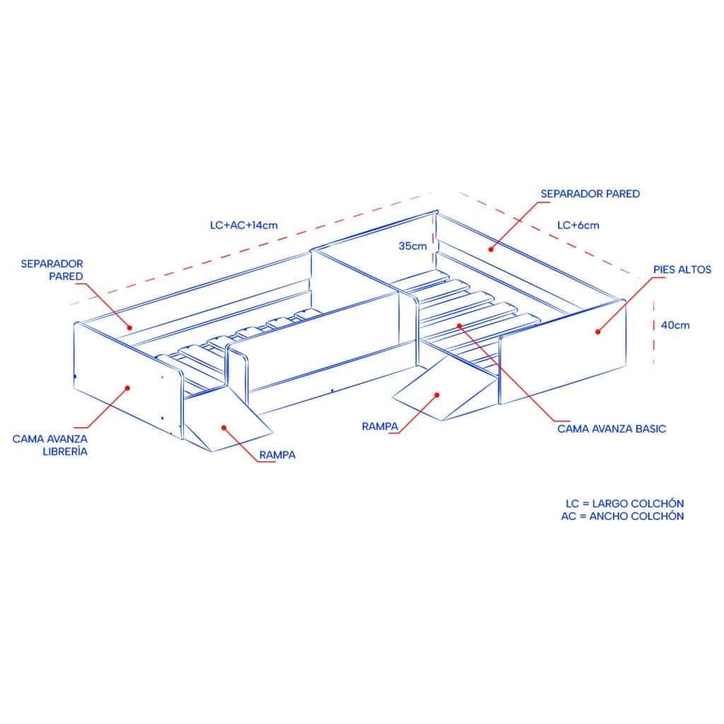 Cama Avanza XL Montessori - Imagen 2